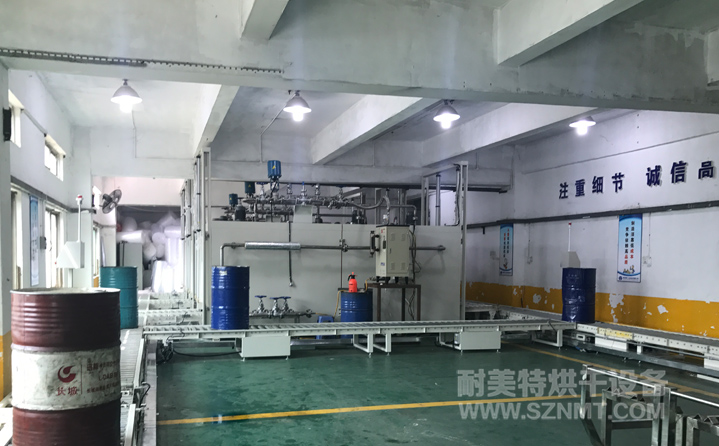 化工圓桶油桶自動烘干裝備線 化工圓桶油桶自動烘干裝備線